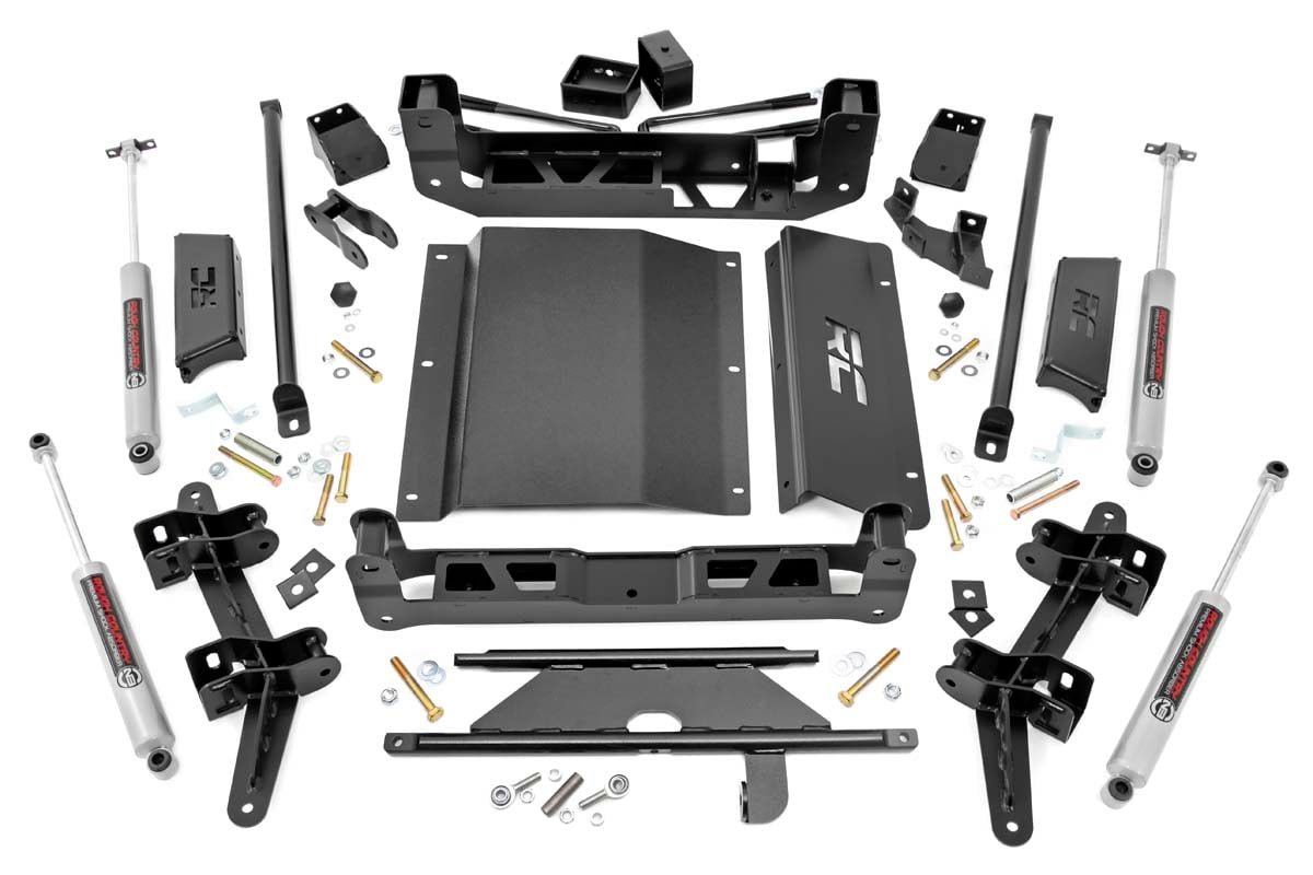 GMC K1500 Suspension Lift Kit - Rough Country - 4-Inch - '88-'99